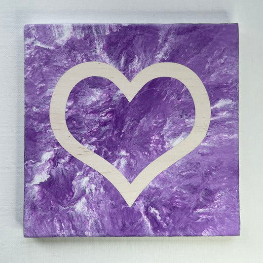 Dear Heart - Purple Scale